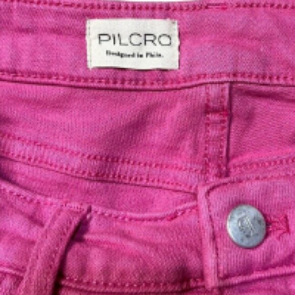 Brand New Pilcro The Yaya Mid-Rise Crop Glare Jeans - Picture 12 of 16
